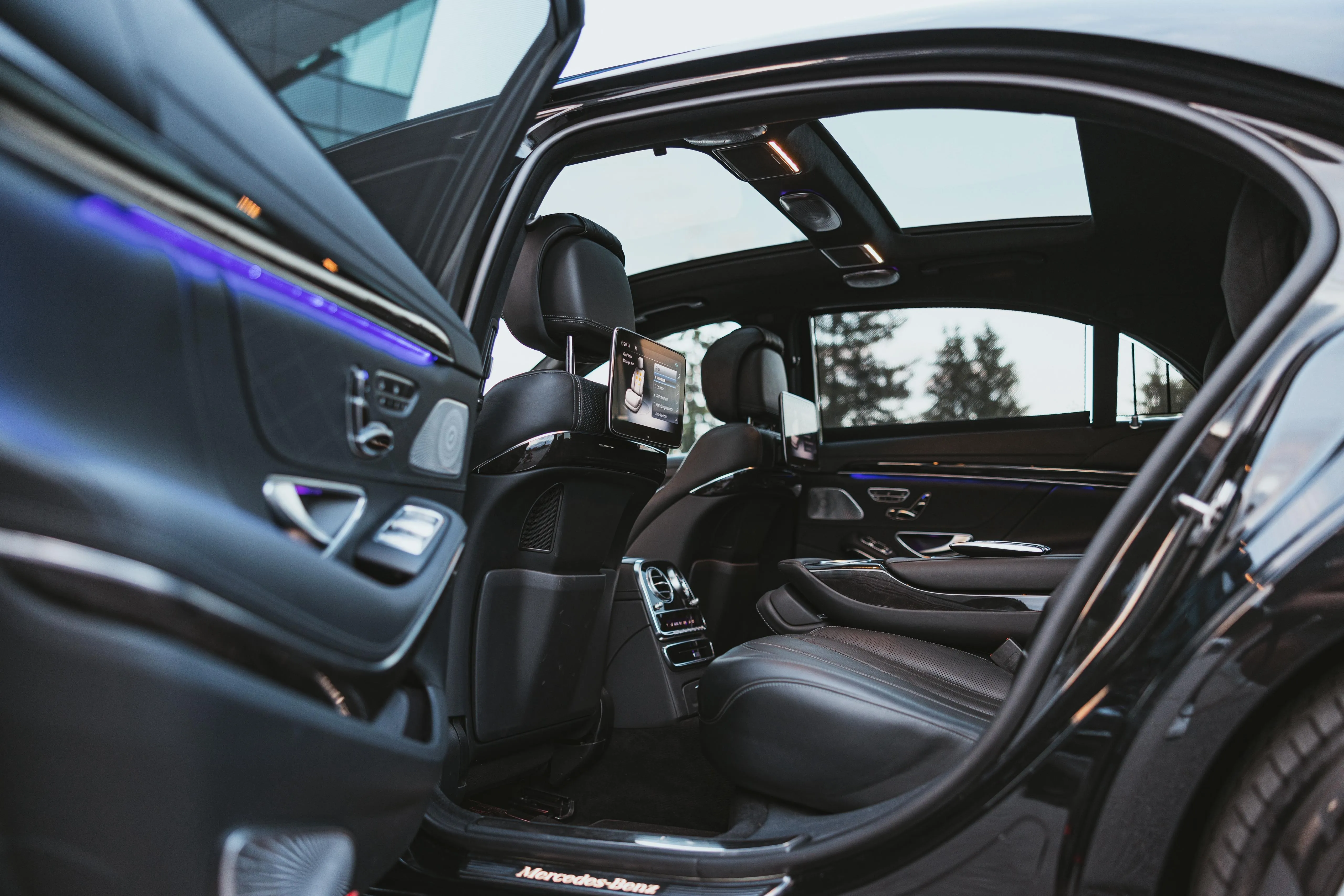 Mercedes S-Klasse Fond-Komfort – Innenraum VIP Premium-Limousine